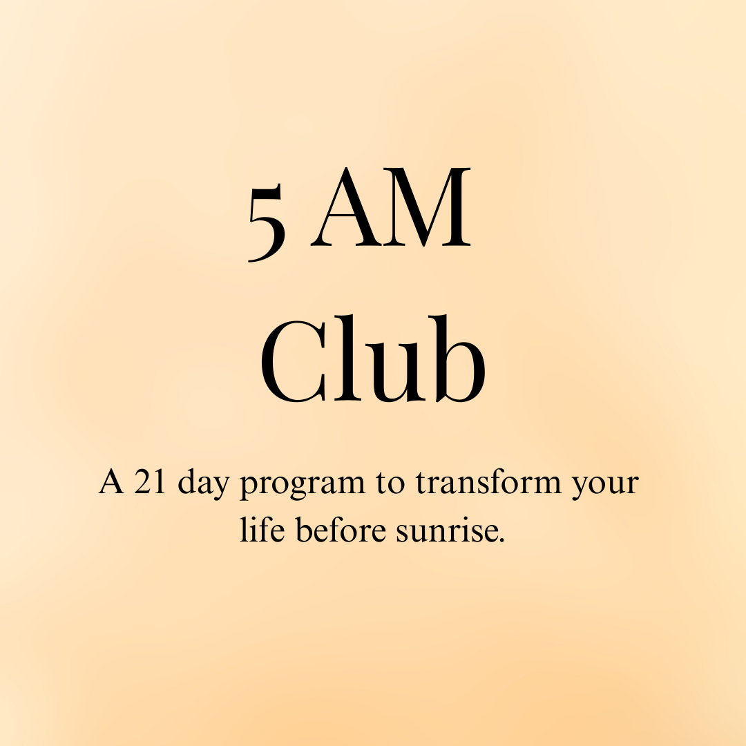 5am Club Program