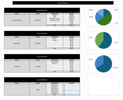 Professional Finance Dashboard