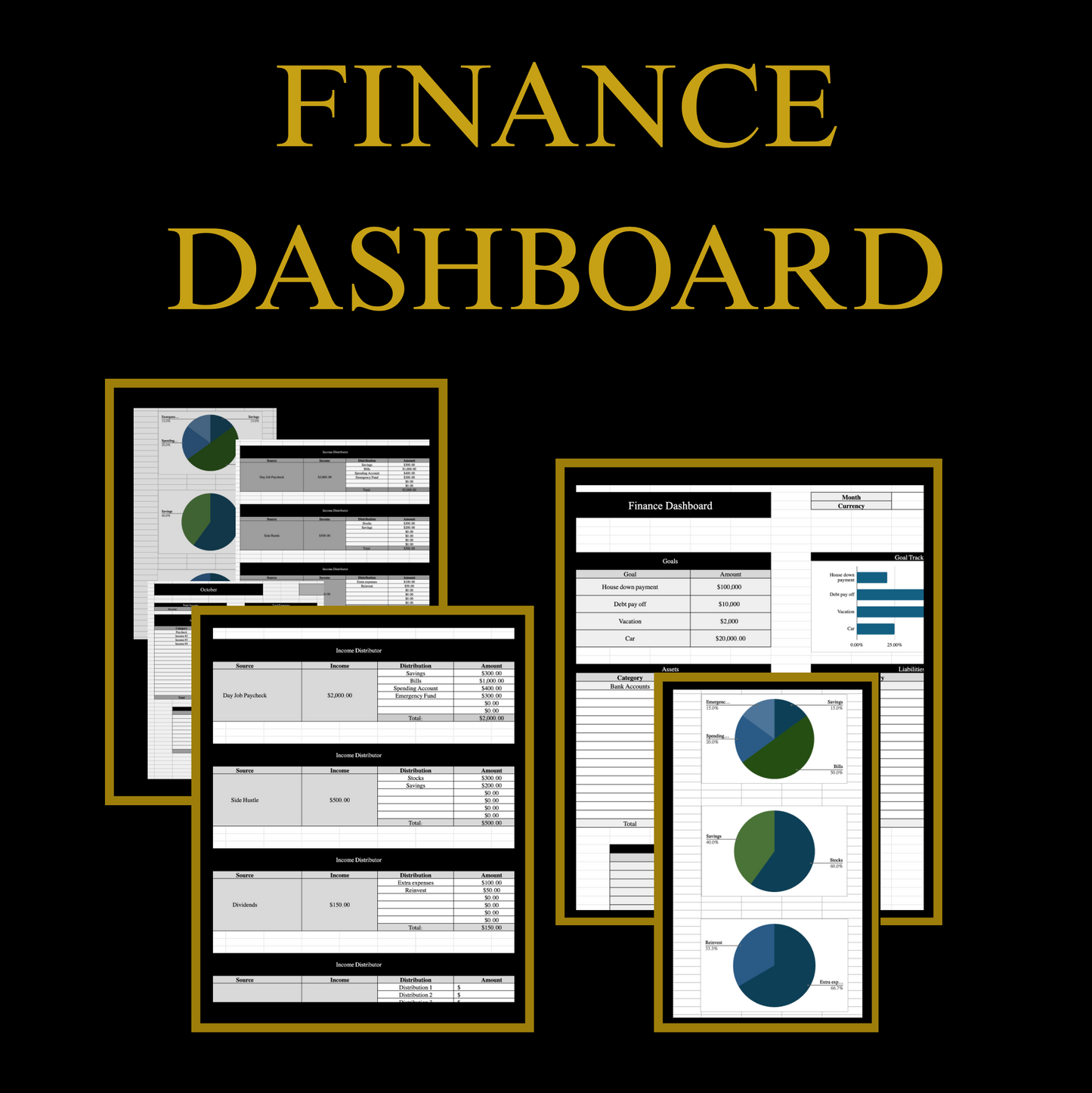 Professional Finance Dashboard